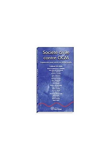 Société civile contre OGM (livre soldé)
